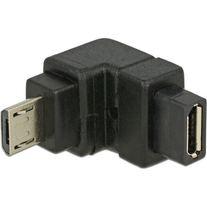 Αντάπτορας Delock USB micro B -> micro B Male/Female 90° unten