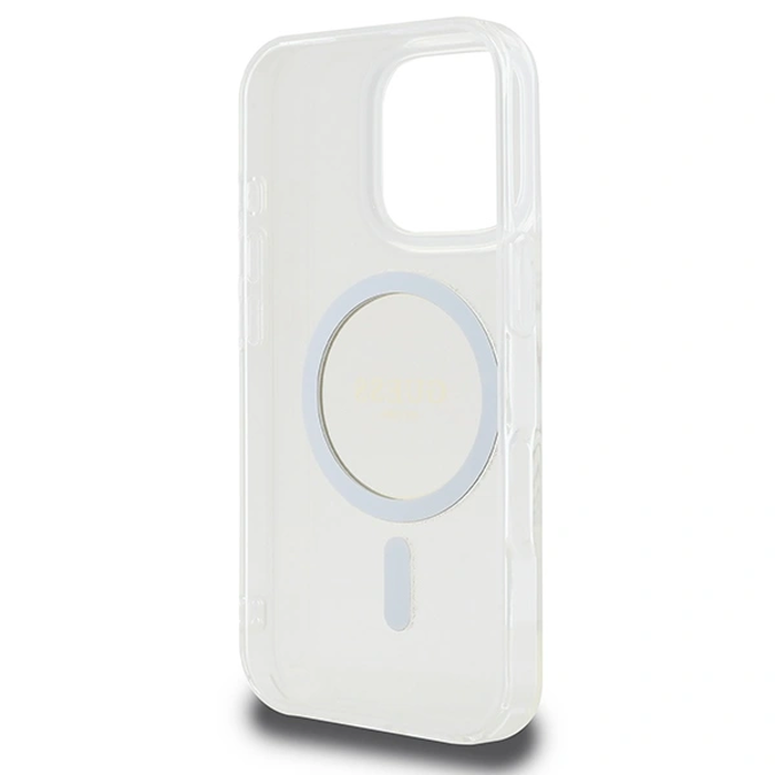 Guess GUHMP16XHFGERET Apple iPhone 16 Pro Max hardcase IML Glitter Circle MagSafe transparent
