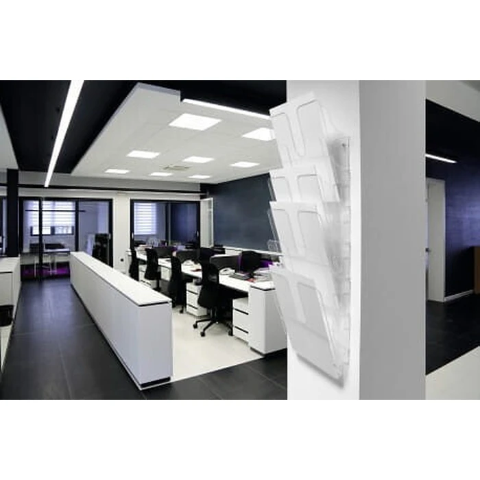 Δίσκοι Εγγράφων Durable brochure dispenser Flexiplus 6 A4 transparent