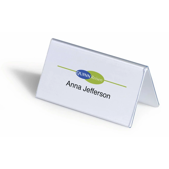 Σταντ Προβολής Durable TischName Badgeer 52x100mm 25 pieces transparent