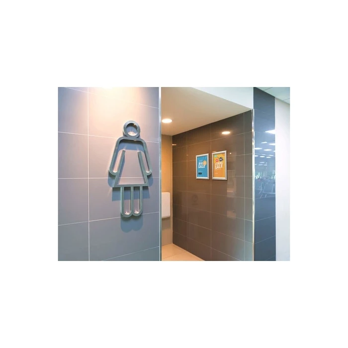 Πίνακας Ανακοινώσεων Durable snap frame Aluminium A4 Silver