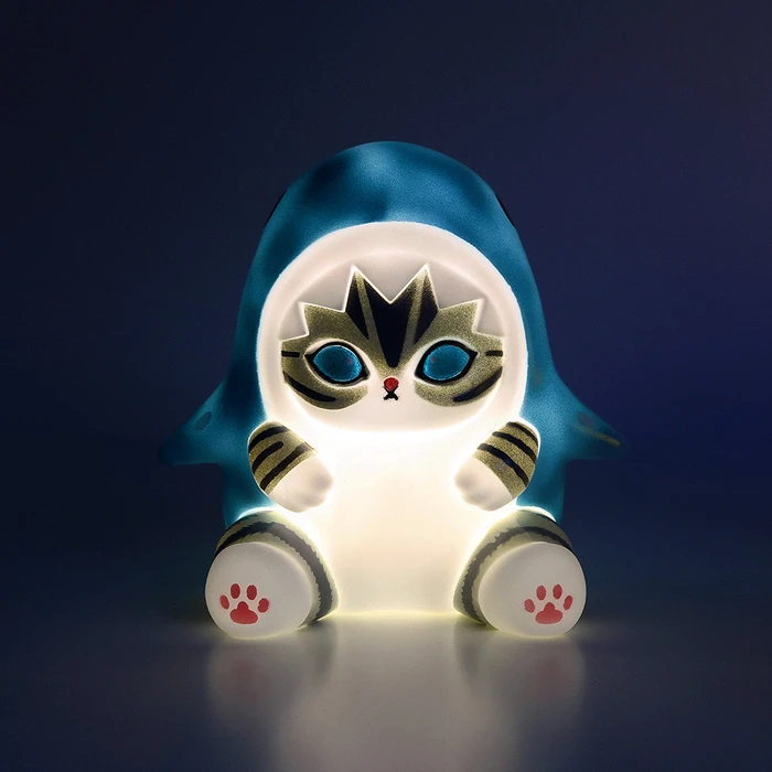 Διακοσμητικό Φωτιστικό BlueSkyStudios Mofusand Mood Light Cat in Shark Costume