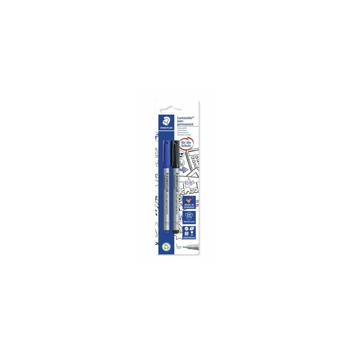 Μαρκαδόροι Staedtler foil pen Lumocolor F nonperm 2St