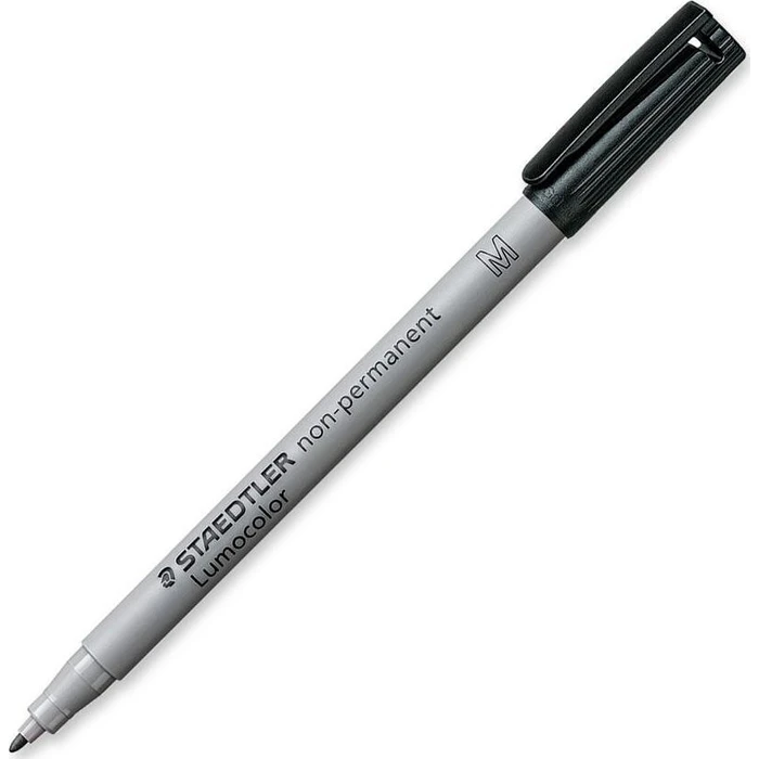 Μαρκαδόροι Staedtler foil pen Lumocolor non-perm M Black 10 pieces