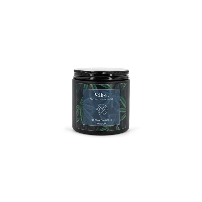 Κερί Candle Brothers Αρωματικό CBD Vibe Coco & Cannabis 350g