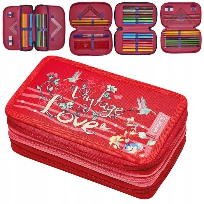 Κασετίνα Herlitz TriCase 31 tlg. Vintage Love