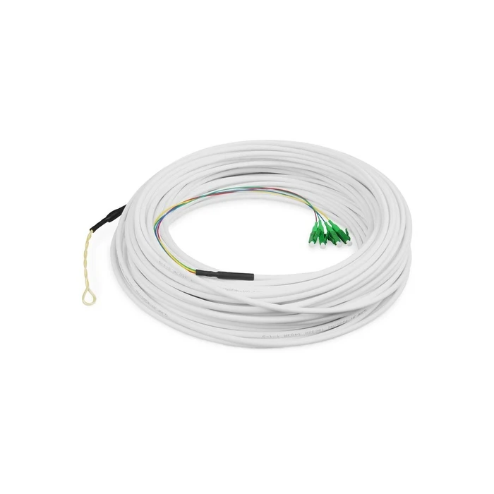 Καλώδιο Οπτικής Ίνας Digitus FTTH LC/APC 30m Singlemode 4 Fasern OS2