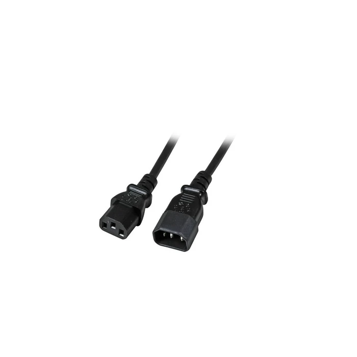 Καλώδιο EFB Cold Device Loss C14 180°-C13 180°,sw,1.0m,3x0.75mm