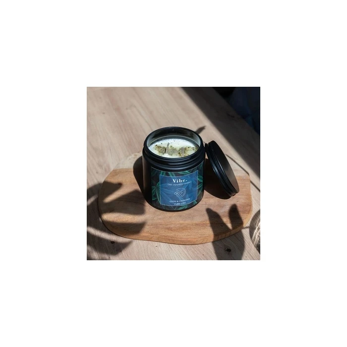 Κερί Candle Brothers Αρωματικό CBD Vibe Coco & Cannabis 350g