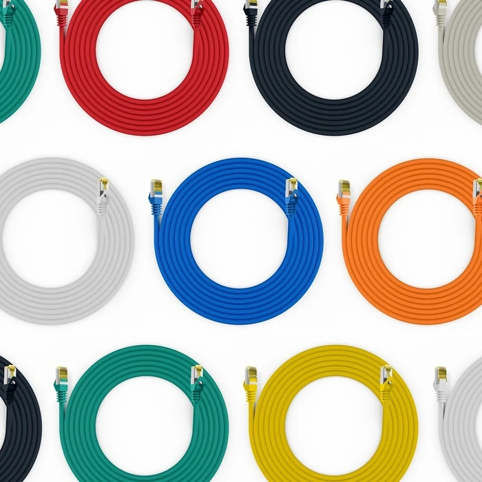 Καλώδιο Δικτύου EFB RJ45 Cat.6A S/FTP LSZH Cat.7 raw orange