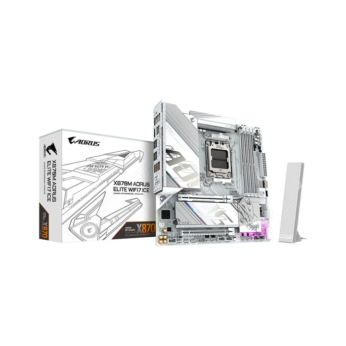 Motherboard Gigabyte X870M AORUS ELITE WIFI7 ICE (X870,AM5,ATX,DD