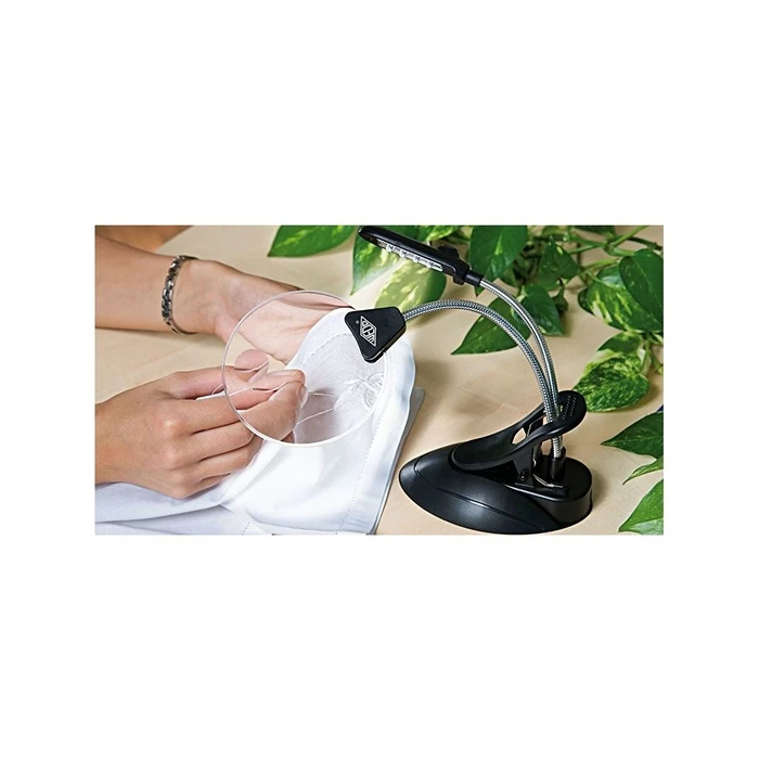 Μεγεθυντικός Φακός Wedo Pocket Table Magnifier with LED incl. Batteries, Black