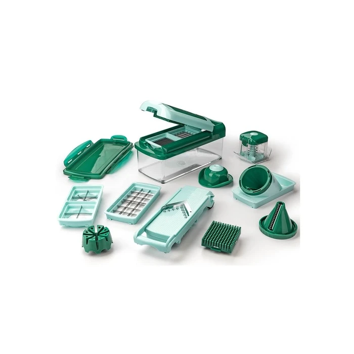 Πολυκόπτης Genius Nicer Dicer Fusion smart set 16 pieces. mint green