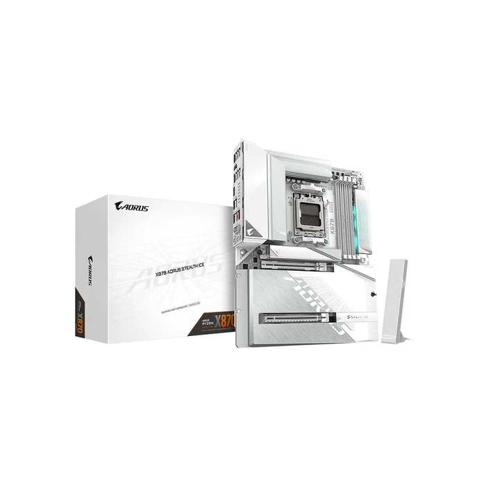 Motherboard Gigabyte X870 AORUS STEALTH ICE (X870,AM5,ATX,DDR5)