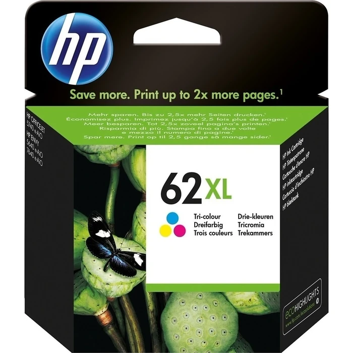 Γνήσιο Μελάνι HP 62XL color 11,5ml