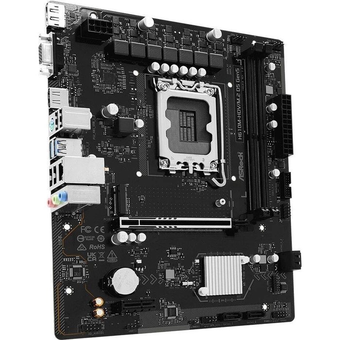 Motherboard ASRock H610M-HDV/M.2 D5 GEN5 1700 mATX HDMI/DP/D-Sub DDR5