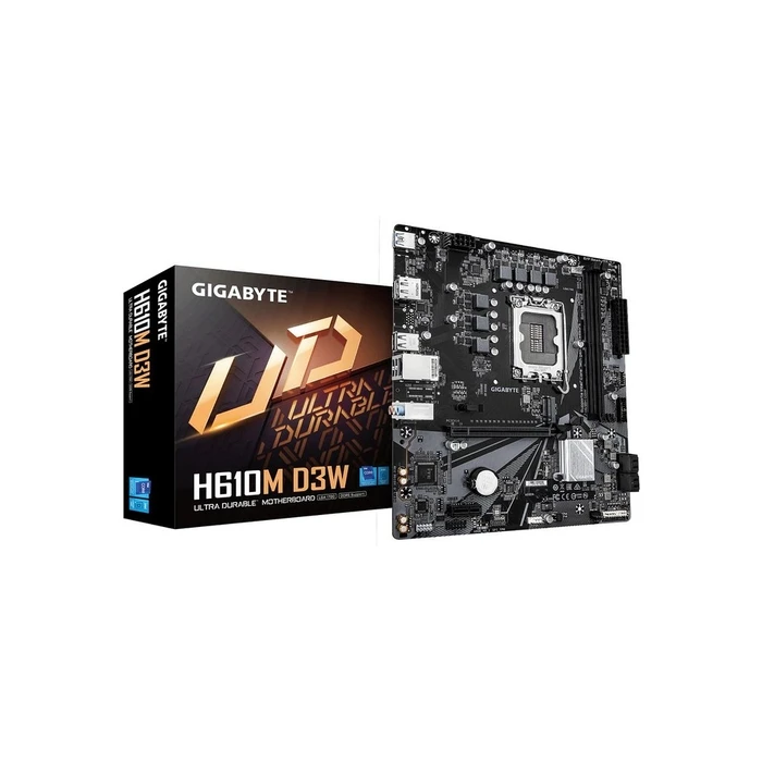 Motherboard Gigabyte H610M D3W (H610,S1700,mATX,DDR5)