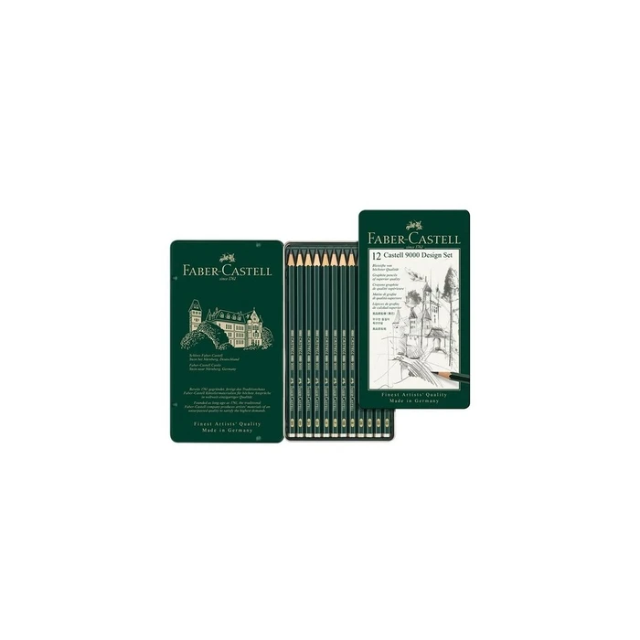 Μολύβια Faber-Castell Castell 9000 12-pack Design Set