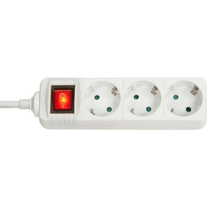Πολύπριζο Lindy power strip with Schalter Schuko 3-way