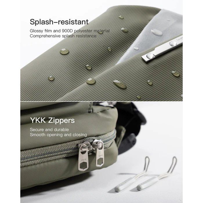 Ανδρική Τσάντα Inateck shoulder LB03014 olive 36cm * 17cm * 7cm