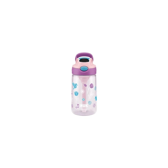 Παιδικό Παγούρι NUK Trinkflasche Contigo Easy Straw Cup 420ml rosa