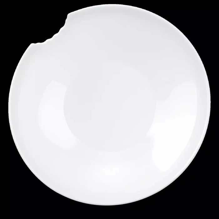 Πιάτο FiftyEight 2 Small deep with bite Ø 18cm White
