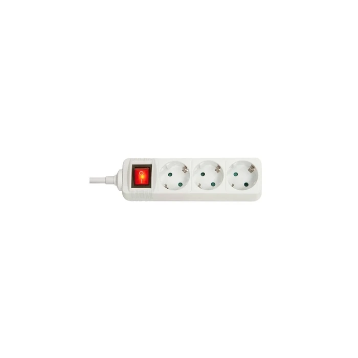 Πολύπριζο Lindy power strip with Schalter Schuko 3-way