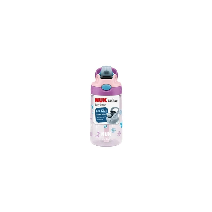 Παιδικό Παγούρι NUK Trinkflasche Contigo Easy Straw Cup 420ml rosa