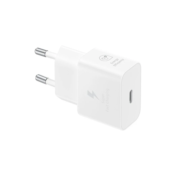 Φορτιστής Samsung Galaxy Power Adapter USB Type C 25W w/o Cable White retail