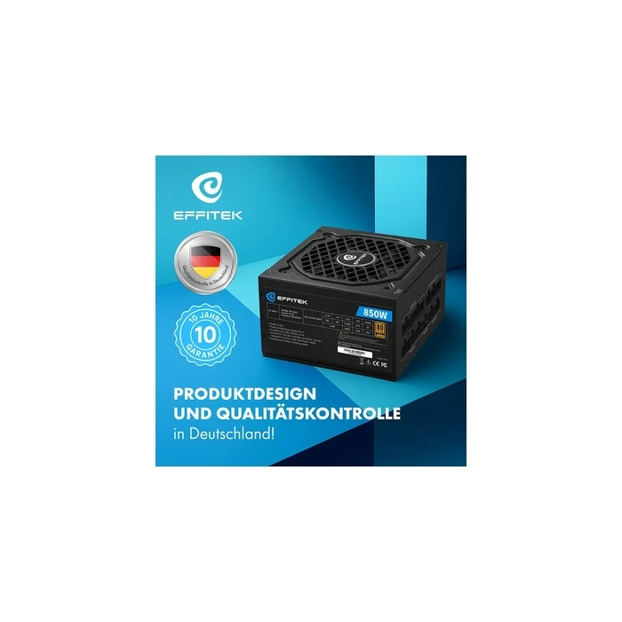 Τροφοδοτικό 850W Effitek Power Gold ATX 3.1, PCI 5.1 Modularer Kabel