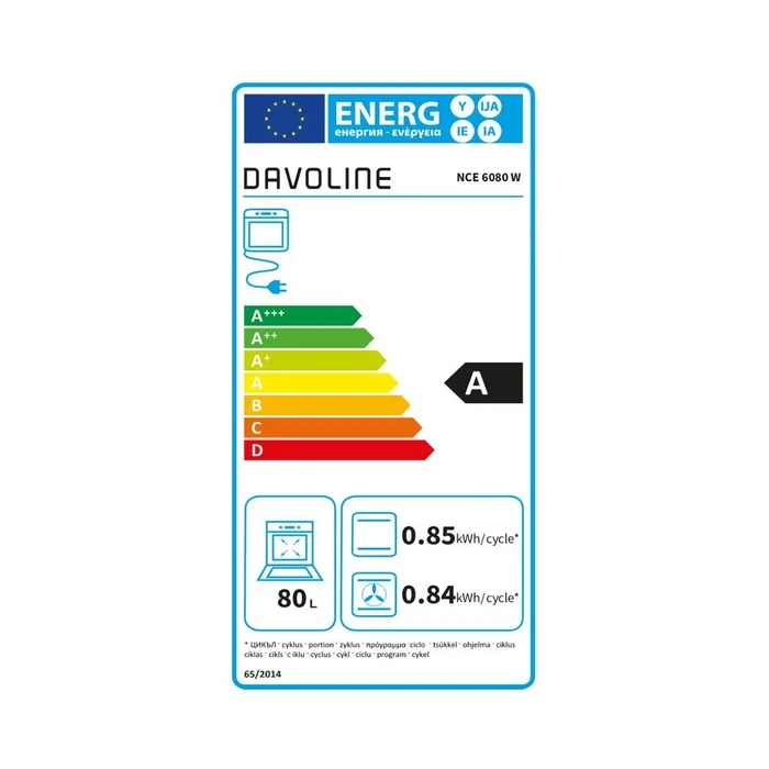 Κουζίνα Εμαγιέ Davoline NCE 6080 W