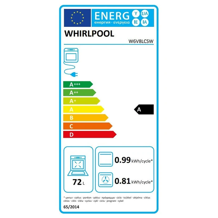 Κουζίνα Κεραμική Whirlpool W6V8Lcsw