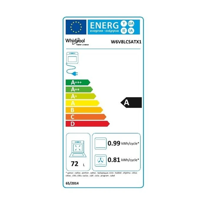 Κουζίνα Κεραμική Whirlpool W6V8Lcsatx1 Inox