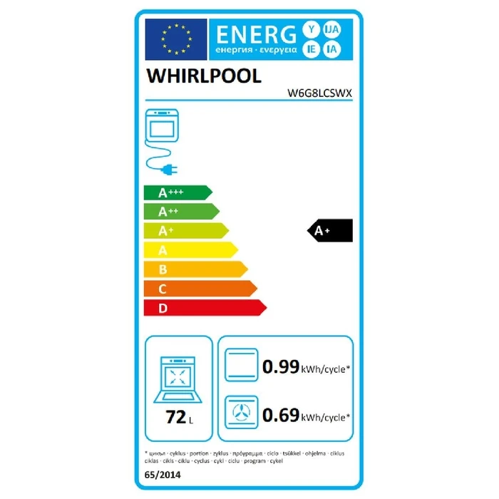 Κουζίνα Μικτή/Αερίου Whirlpool W6G8Lcswx