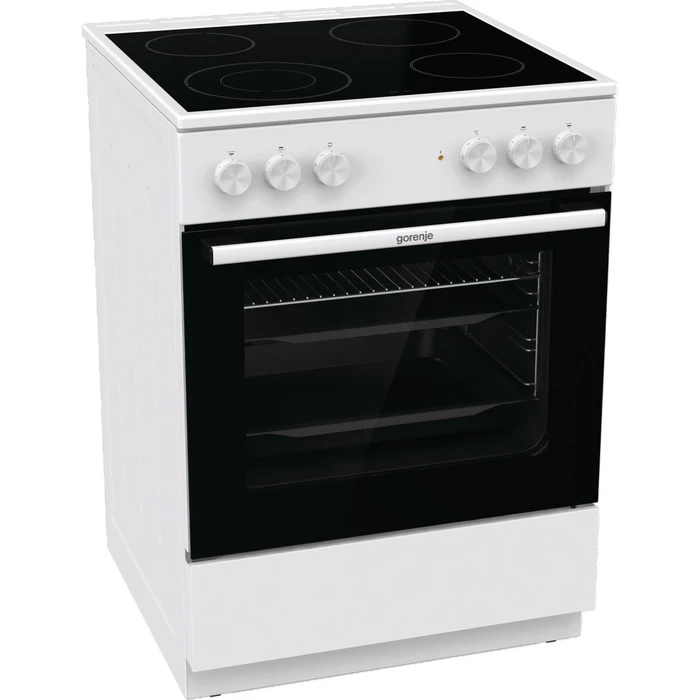 Κουζίνα Κεραμική Gorenje Gec6A41Wc White