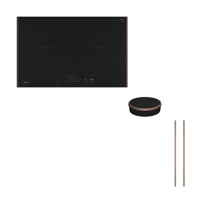 Επαγωγική Εστία Neff NFLIN80B0 T68YYY4C0 & Twist Pad Flex & 52.6cm Brushed Bronze Flex Design Kit