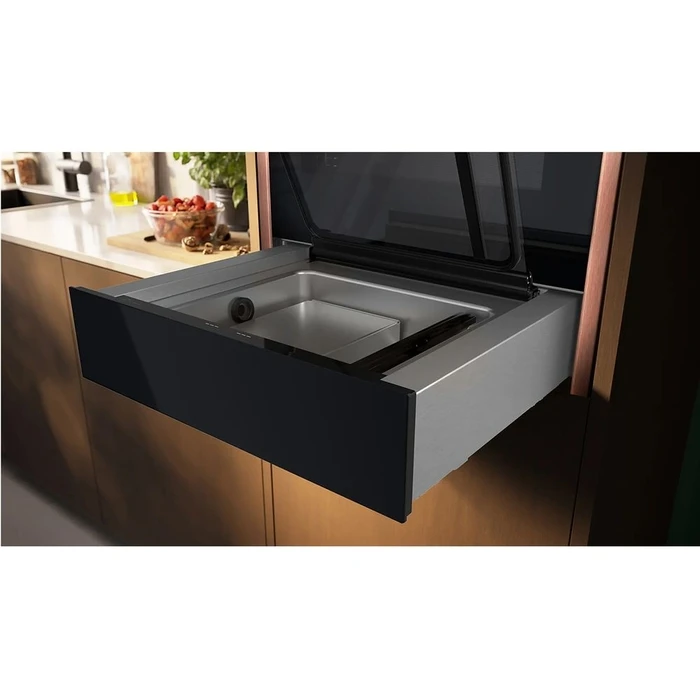 Συρτάρι Κενού Αέρος Neff NVD14L0M0 & 14cm Metallic Silver Flex Design Κιτ