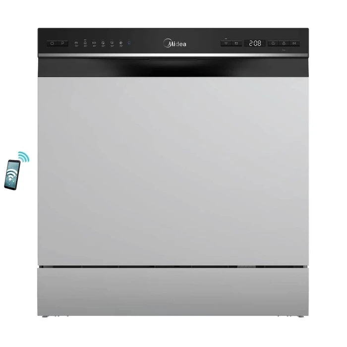 Πλυντήριο Πιάτων Ανω Πάγκου Midea Mdw2T0802Ms-Wf