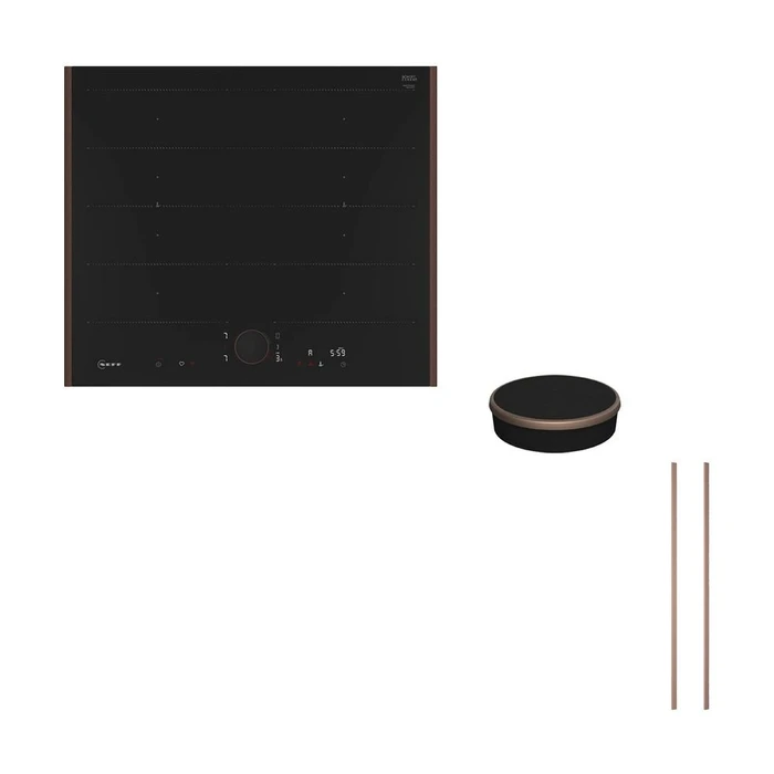 Επαγωγική Εστία Neff NFLIN60B0 T66YYY4C0 & Twist Pad Flex & 52.6cm Brushed Bronze Flex Design Kit