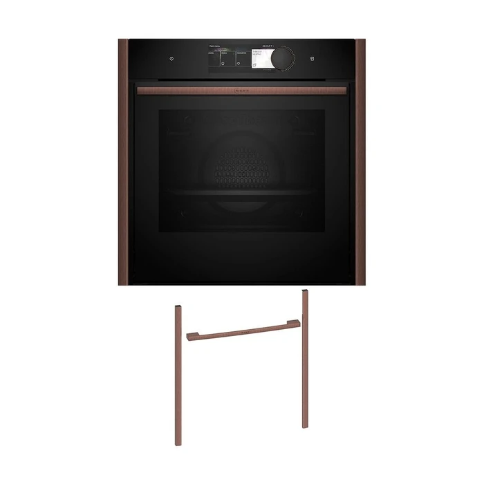 Εντοιχιζόμενος Φούρνος Neff NVS60P6B0 B69VY7MY0 & Brushed Bronze Flex Design Kit
