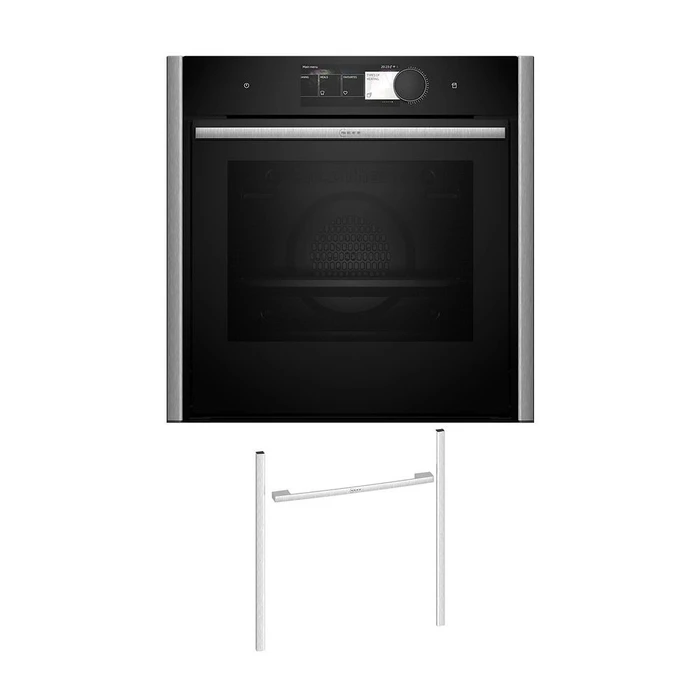 Εντοιχιζόμενος Φούρνος Neff NVS60P6M0 B69VY7MY0 & Metallic Silver Flex Design Kit