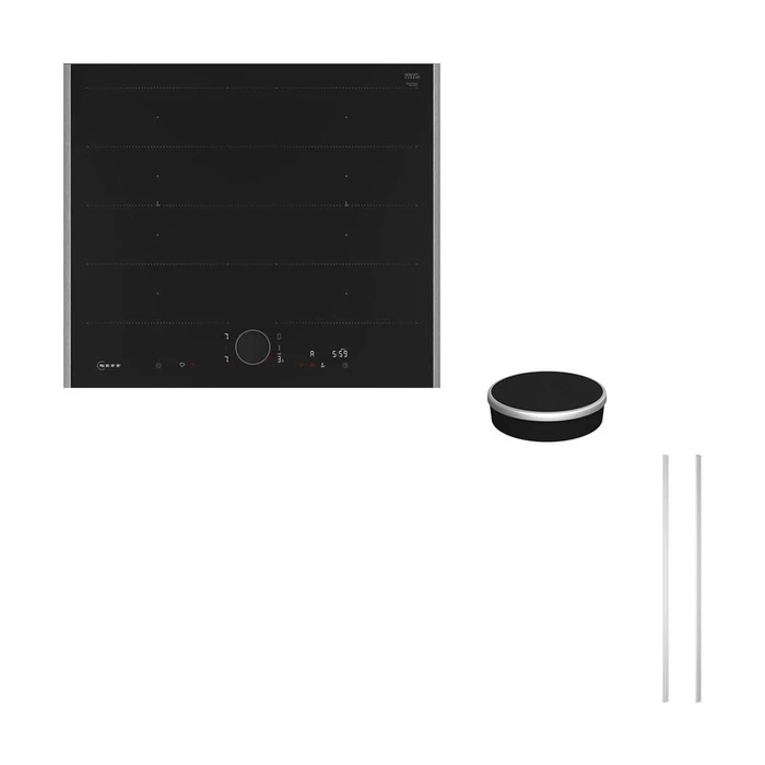 Επαγωγική Εστία Neff NFLIN60M0 T66YYY4C0 & Twist Pad Flex & 52.6cm Metallic Silver Flex Design Kit