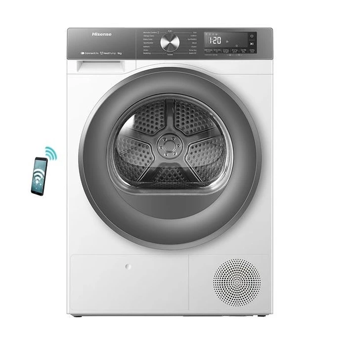Στεγνωτήριο 9Kg Hisense Dh3S902Bwcc