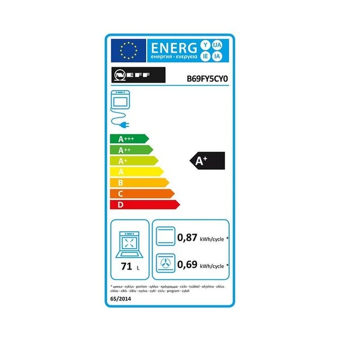 Εντοιχιζόμενος Φούρνος Neff B69Fy5Cy0 Ατμου