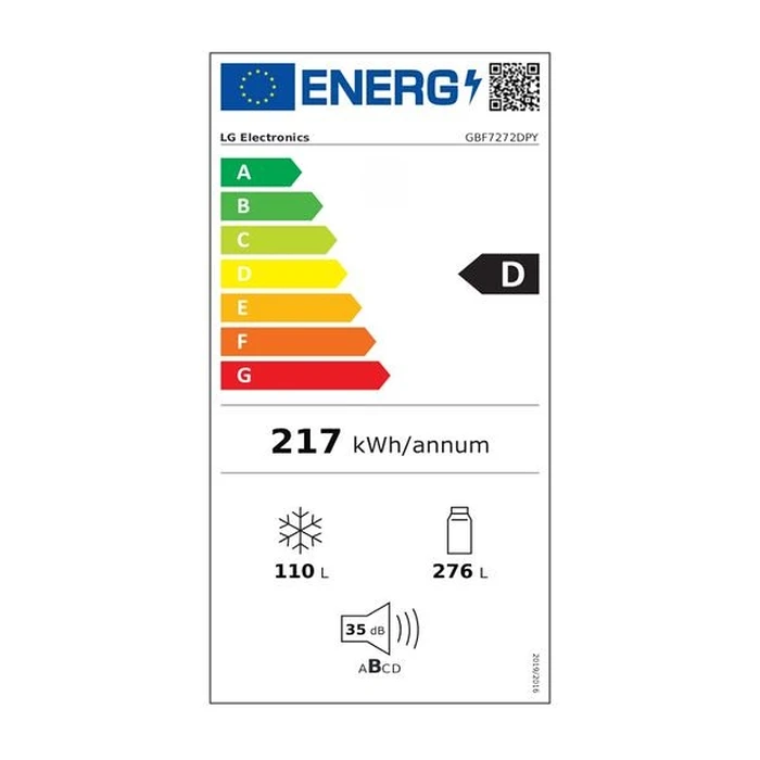 Ψυγειοκαταψύκτης LG Gbf7272Dpy