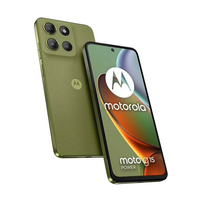 Smartphone Motorola moto g15 power (6.72") Dual SIM Android 15 4G 8GB 256GB Green (Ανοιχτή και ταλαιπωρημένη συσκευασία)
