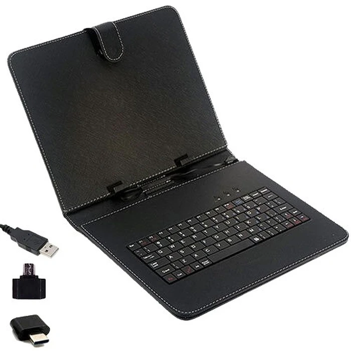 Θήκη Tablet Lamtech Black Universal 10.1'-10.4' With GR KEYBOARD  (Ανοιχτή και ταλαιπωρημένη συσκευασία)