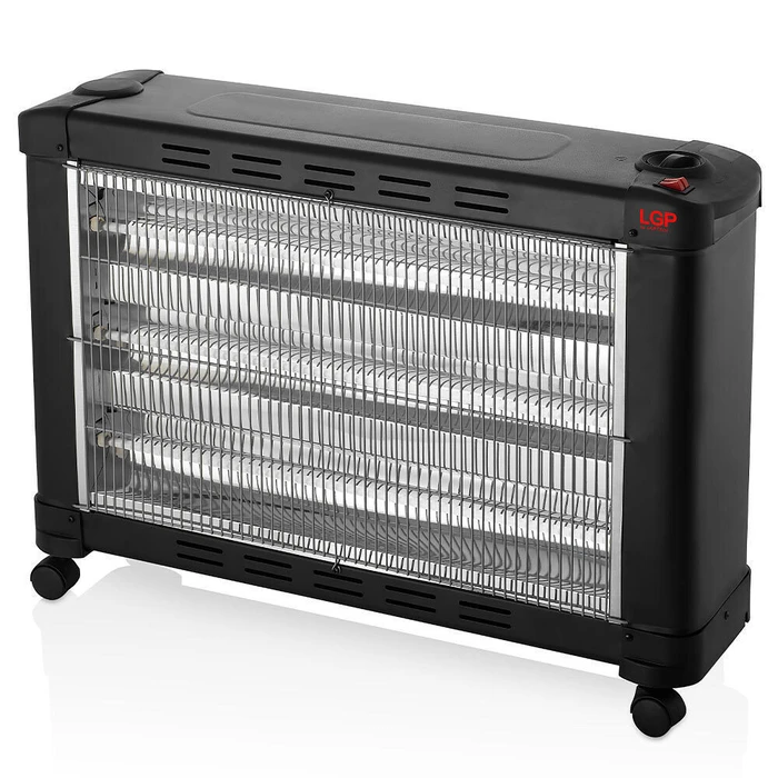 Σόμπα Χαλαζία LGP MAXI ELECTRICAL 3-BARRED 2100W Black (Με βαθούλωμα σε ένα σημείο στο πάνω μέρος, βλέπε εικόνα 2)