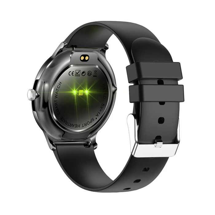Colmi V89 Smartwatch με Παλμογράφο (Μαύρο)