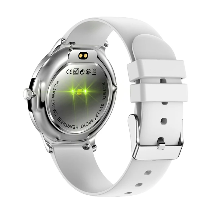 Colmi V89 Smartwatch με Παλμογράφο (Ασημί)